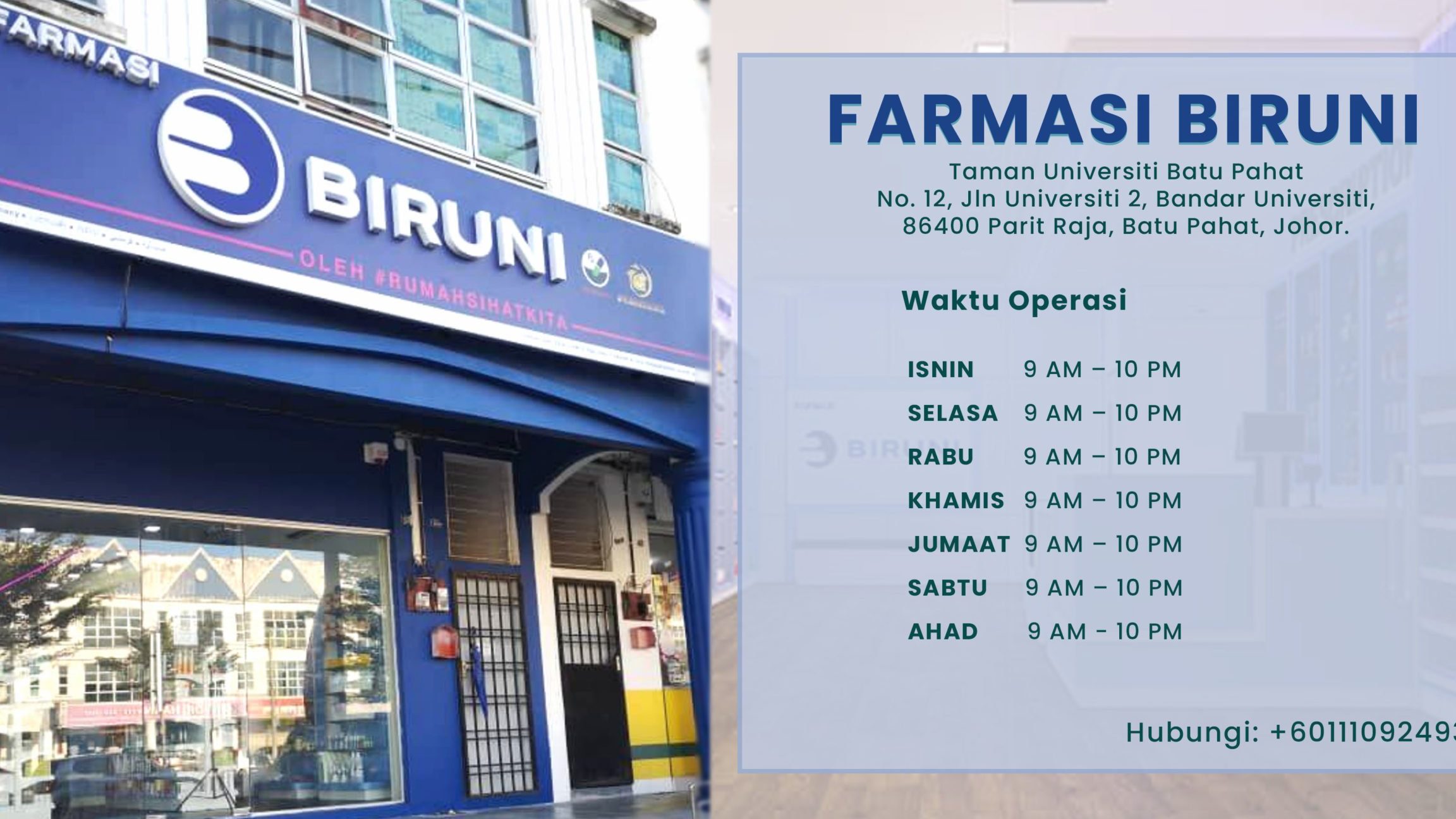 farmasi biruni taman universiti batu pahat